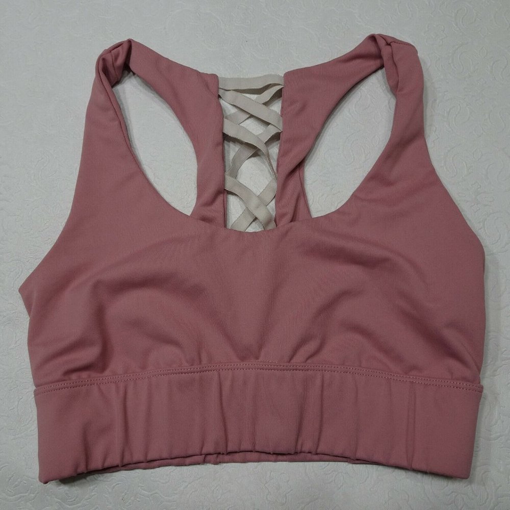 JustFab Size Small Pink Active Sport Bra